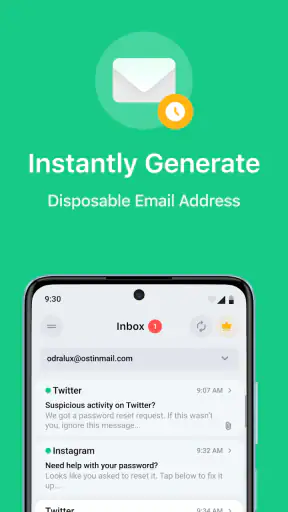 Temp Mail - Temporäre E-Mail screenshot