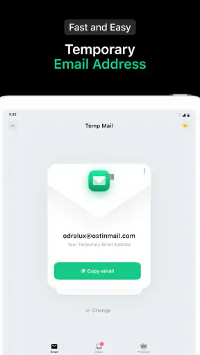 Temp Mail - Temporäre E-Mail screenshot