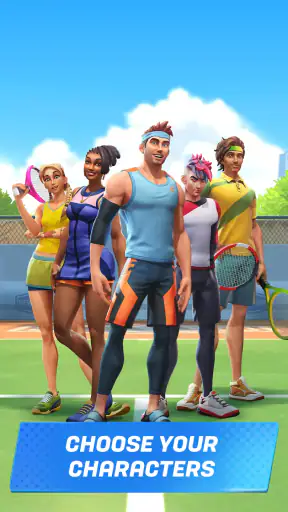 Tennis Clash: Online-Spiel screenshot