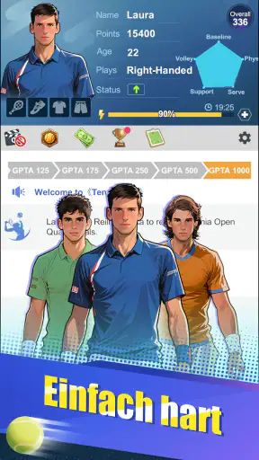 Tennis rising star screenshot 12
