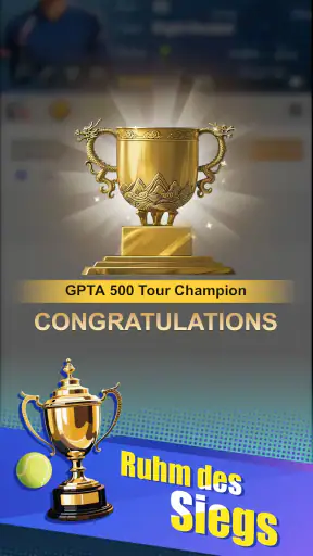 Tennis rising star screenshot