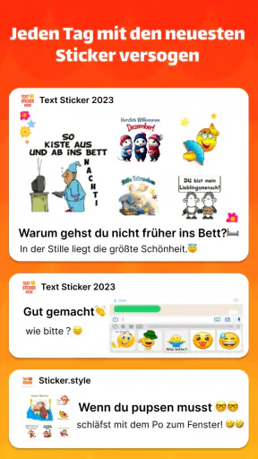 TextSticker 2026 WAStickerApps screenshot
