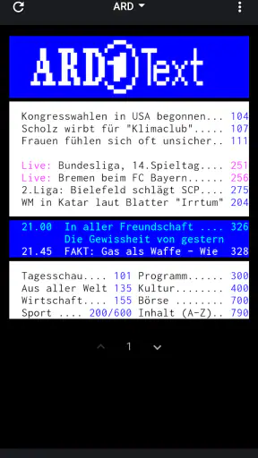 TextTV – Teletext Deutschland screenshot