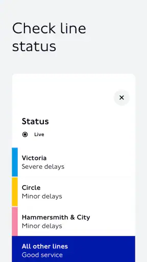 TfL Go: Plan, Pay, Travel screenshot 9