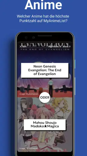 The Higher or Lower Game screenshot