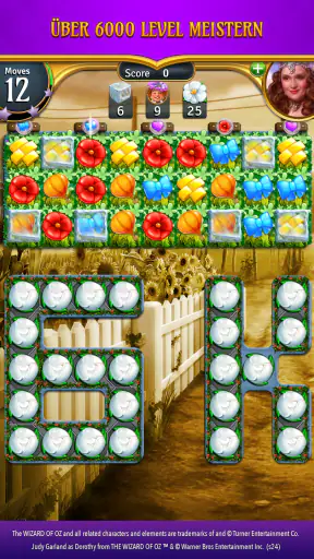 The Wizard of Oz Magic Match 3 screenshot