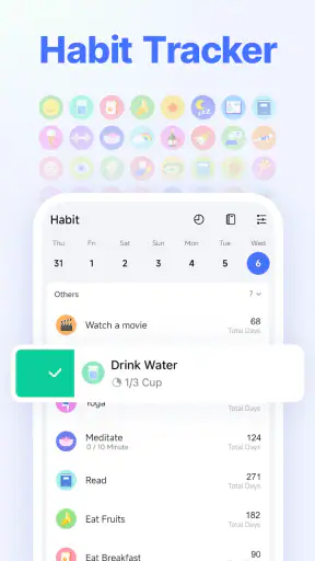 TickTick-Aufgabenlisten screenshot