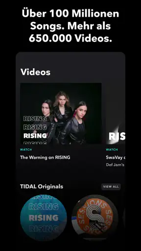 TIDAL Music: HiFi-Sound screenshot