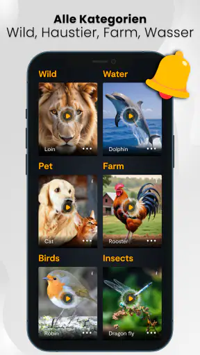 Tiergeräusche und Klingeltöne screenshot
