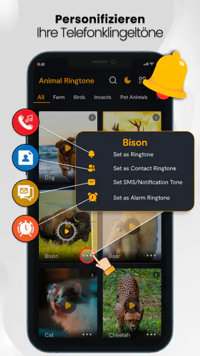 Tiergeräusche und Klingeltöne screenshot