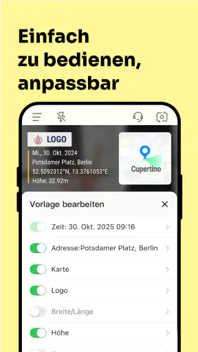 Timemark: Foto-Dokumentation screenshot