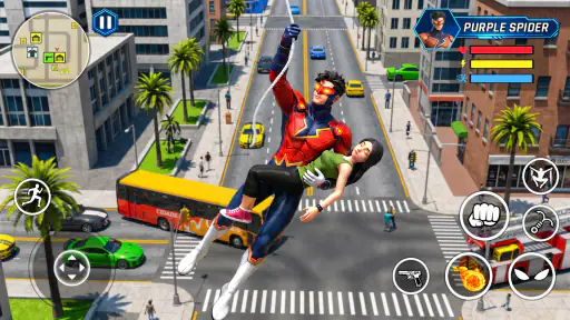 Titan Rope Hero: Vice City screenshot 9