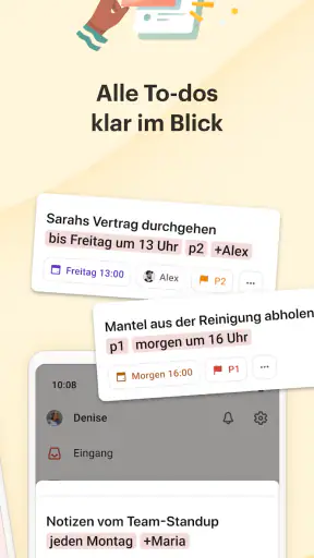 Todoist: To do list, Kalender screenshot