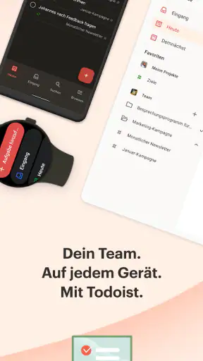 Todoist: To do list, Kalender screenshot