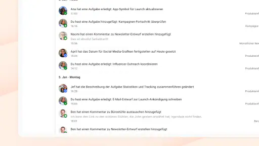 Todoist: To do list, Kalender screenshot