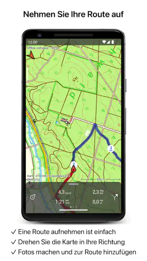 Topo GPS screenshot