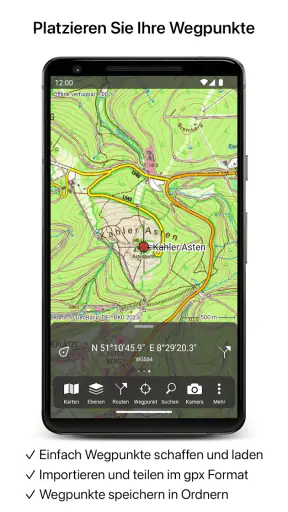 Topo GPS screenshot