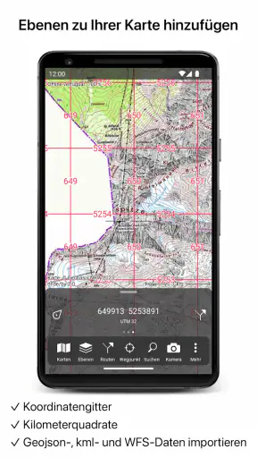 Topo GPS screenshot