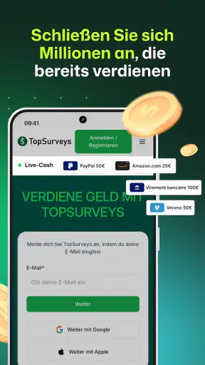 TopSurveys: Bezahlte Umfragen screenshot