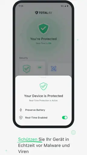 TotalAV Mobile Sicherheit screenshot
