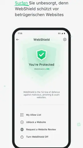 TotalAV Mobile Sicherheit screenshot