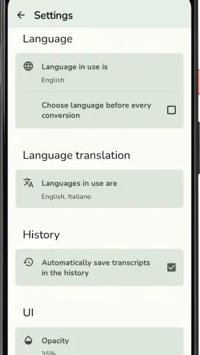 Transcriber for WhatsApp screenshot
