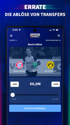 Transfermarkt: Fußball-Quiz screenshot