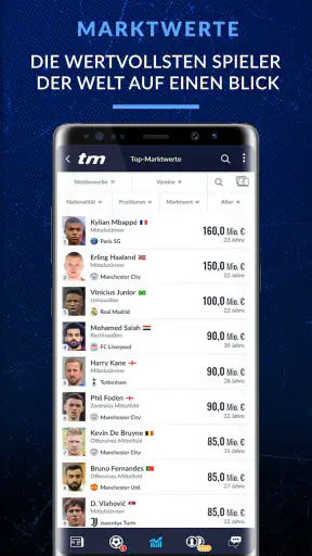 Transfermarkt Fußballdatenbank screenshot 5