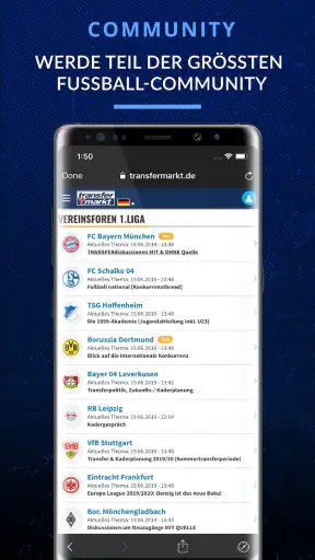 Transfermarkt Fußballdatenbank screenshot 7