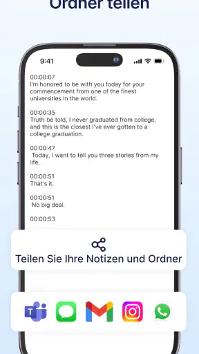 Transkriptor - Sprache zu Text screenshot
