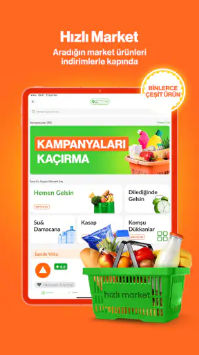 Trendyol Go: Yemek, Market, Su screenshot 9