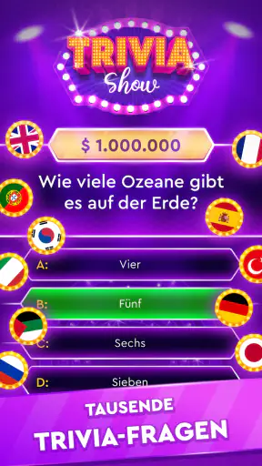 Trivia-Spiel: Millionär Quiz screenshot