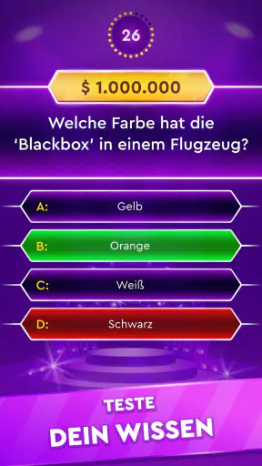 Trivia-Spiel: Millionär Quiz screenshot