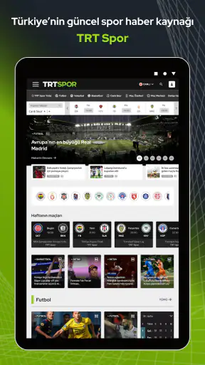 TRT Spor – Canlı Maç ve Haber screenshot 9