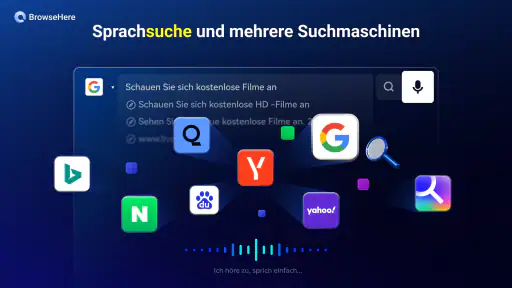 TV-Webbrowser BrowseHere screenshot