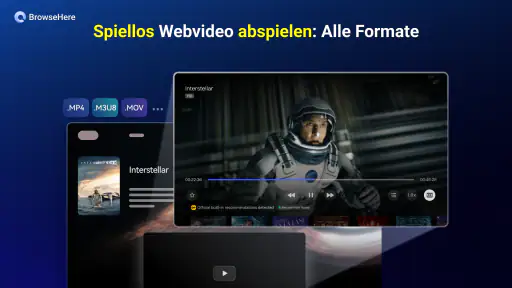 TV-Webbrowser BrowseHere screenshot