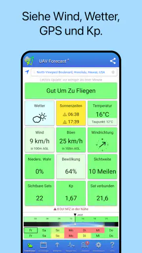 UAV Forecast für Drohnen screenshot
