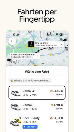 Uber – Dein Taxi auf Abruf screenshot 10
