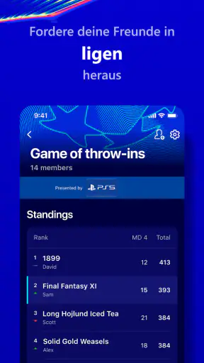 UEFA Gaming: Fantasy Football screenshot
