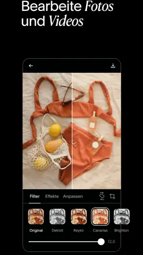 Unfold: Video- und Foto-Editor screenshot