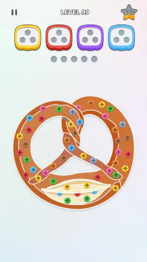 Unscrew Nuts Sort: Pin Puzzle screenshot