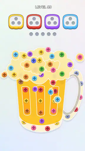 Unscrew Nuts Sort: Pin Puzzle screenshot 9