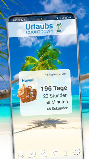 Urlaubs-Countdown screenshot