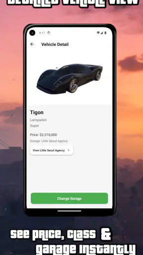 V Vehicles screenshot