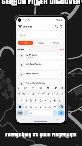 V Vehicles screenshot