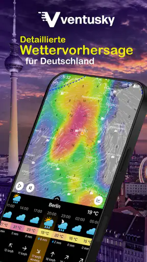 Ventusky: Wetterkarte & Radar screenshot