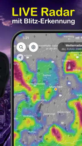 Ventusky: Wetterkarte & Radar screenshot