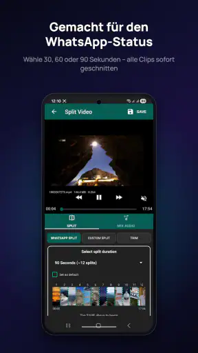 Video-Splitter für WhatsApp screenshot