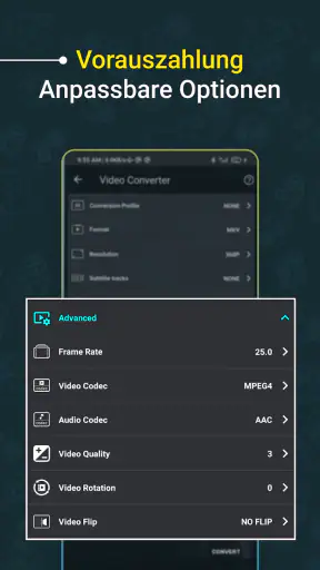 Videokonverter, Komprimierer screenshot