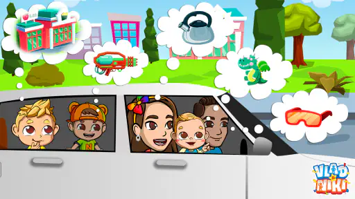 Vlad & Niki Supermarkt Spiel screenshot